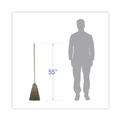 Brooms | Boardwalk BWK920YCT 55 in. Mixed Fiber Maid Broom - Natural (12/Carton) image number 2