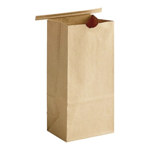 Bulk Savings Pricing 2 | Bagcraft 300950 1/2 lbs. Coffee Bag Poly Lined Tin Ties - Natural (1000/Carton) image number 0