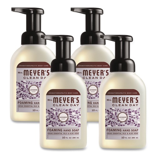 Hand Soaps | SC Johnson SJN379557 10 oz Clean Day Foaming Hand Soap - Lavender (4/Carton) image number 0