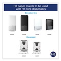 Perforated Roll & Hand Towels | Tork 105065 1-Ply 7.91 in. x 8.85 in. PeakServe Continuous Hand Towel - White (12/Carton) image number 3