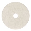 Floor Pads-Cleaning, Buffing & Polishing | Boardwalk BWK4017NAT 17 in. Diameter Natural Burnishing Floor Pads - White (5/Carton) image number 0