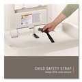 Baby Changing Stations | Rubbermaid Commercial FG781888LPLAT 33.5 in. x 21.5 in. Sturdy Station 2 Baby Changing Table - Platinum image number 5
