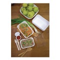 Food Containers & Lids | Eco-Products EP-SCRC16 WorldView 4.7 in. x 7 in. x 1.5 in. 16 oz. Renewable Sugarcane Containers - White (400/Carton) image number 4