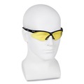 Safety Glasses | Ansell 25659 Nemesis Safety Glasses - Black Frame/Amber Lens image number 1