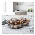 Food Containers & Lids | Dart C26UT1 StayLock 6 in. x 7 in. x 2.1 in. Hinged Lid Containers - Clear (250/Carton) image number 4