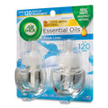 Metered Dispenser Refills | Air Wick 62338-82291 0.67 oz. Scented Oil Twin Refill - Fresh Linen (6/Carton) image number 1