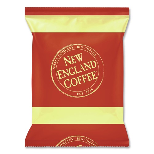 Coffee - Caffeinated | New England Coffee 026480 2.5 oz. Coffee Portion Packs - Eye Opener Blend (24/Carton) image number 0
