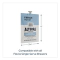 Coffee - Caffeinated | FLAVIA 48010 0.32 oz. Pouch Alterra Coffee Freshpack - French Roast (100/Carton) image number 7