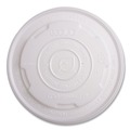 Food Containers & Lids | Eco-Products EP-ECOLID-SPL 12 oz./16 oz./32 oz. World Art PLA-Laminated Plastic Soup Container Lids - White (500/Carton) image number 0