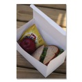Food Containers & Lids | SCT 2757 9 in. x 5 in. x 4 in. Paper Carryout Boxes - White (250/Carton) image number 1