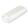 High-Density Trash Bags | Inteplast Group S334016N 33 gal. 16 microns 33 in. x 40 in. High-Density Interleaved Commercial Can Liners - Clear (25 Bags/Roll, 10 Rolls/Carton) image number 1