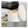 Food Containers & Lids | SOLO KHSB8A-2050 8 oz Flexstyle Double Poly Paper Food Combo Packs - White (250/Carton) image number 3