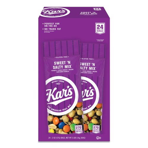 Snacks | Advantus KAR08387 2 oz. Packets Nuts Caddy - Sweet 'N Salty Mix (24/Box) image number 0