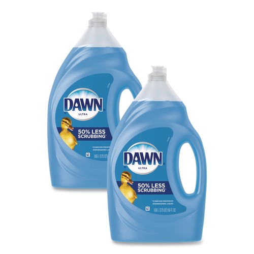Dishwashing Detergents | Dawn 80357751 Ultra 56 oz. Squeeze Bottle Liquid Dish Detergent - Dawn Original (2/Carton) image number 0