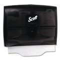 Toilet Seat Cover Dispensers | Scott 09506 17.5 in. x 2.25 in. x 13.25 in. Personal Seat Cover Dispenser - Black image number 2