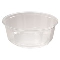 Food Containers & Lids | Fabri-Kal 000000000009505100 4.6 in. Diameter x 1.8 in. h 8 oz Microwavable Plastic Deli Containers - Clear (500/Carton) image number 0