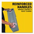 Indoor Waste Receptacles | Rubbermaid Commercial FG354060GRAY 23 Gallon Rectangular Plastic Slim Jim Receptacle W/venting Channels - Gray image number 6