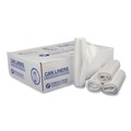 Drawstring & Kitchen Bags | Inteplast Group DT12GALW Draw-Tuff Institutional 28 in. x 24 in. 12 gal Drawstring Draw-Tape Can Liners - White (25 Bags/Roll, 12 Rolls/Carton) image number 0