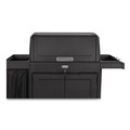 Janitorial & Housekeeping Carts | Rubbermaid Commercial 2202528 Locking Security Hood for Housekeeping Carts - Black image number 2