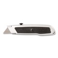 Knives & Multi-Purpose Tools | GreatNeck 12243 1.25 in. Blade 3.5 in. Plastic Handle Retractable Utility Knife - Black/Gray image number 1