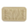 Food Trays & Liners | World Centric TRSC17SLLF 1-Compartment 8.3 in. x 4.9 in. x 0.7 in. PLA Lined PFAS-Free Paper Fiber Trays - Natural (500/Carton) image number 0