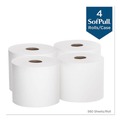 Perforated Roll & Hand Towels | Georgia Pacific Professional 28143 SofPull 7.8 in. x 15 in. 1-Ply Perforated Paper Towel - White (560/Roll, 4-Rolls/Carton) image number 3
