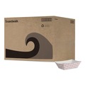 Food Containers & Lids | Boardwalk BWK30LAG100 1 lbs. Capacity Paper Food Baskets - Red/White (1000/Carton) image number 0