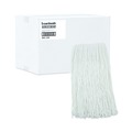 Mop Heads | Boardwalk BWK220RCT 20 oz. Rayon Premium Cut-End Wet Mop Heads - White (12/Carton) image number 0