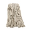 Mop Heads | Boardwalk BWK216CCT 16 oz. Cotton Premium Cut-End Wet Mop Heads - White (12/Carton) image number 0