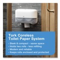 Toilet Tissues | Tork 472880 Advanced 2-Ply Coreless High Capacity Bath Tissue - White (36/Carton) image number 9