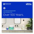Perforated Roll & Hand Towels | Kleenex 02046 Convenience 9.2 in. x 9.4 in. Multi-Fold Paper Towels - White (150/Pack, 8 Packs/Carton) image number 3