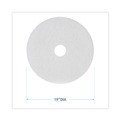Floor Pads-Cleaning, Buffing & Polishing | Boardwalk BWK4019WHI 19 in. Diameter Polishing Floor Pads - White (5/Carton) image number 2