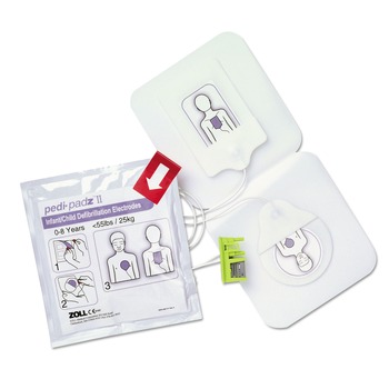 DEFIBRILLATOR PADS | ZOLL 8900081001 Pedi-padz II 2-Year Shelf Life Defibrillator Pads Children Up to 8 Years Old