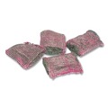 Scouring Pads & Sticks | Brillo SP1210BRILLO 4 in. x 4 in. Hotel Size Soap Pad - Charcoal/Pink (10/Box) image number 2