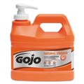 Hand Soaps | GOJO Industries 0958-04 NATURAL ORANGE 0.5 Gallon Pump Bottle Pumice Hand Cleaner - Citrus (4/Carton) image number 4