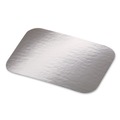 Food Containers & Lids | Handi-Foil 2060L 7 in. x 5 in. Laminated Aluminum Board Lid - Silver/White (500/Carton) image number 2