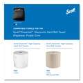 Towel Dispensers | Scott 48860 12.7 in. x 9.57 in. x 15.76 in. Essential Electronic Hard Roll Towel Dispenser - Black (1/Carton) image number 8