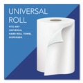 Perforated Roll & Hand Towels | Scott 01000 8 in. x 1000 ft. 1.5 in. Core 1-Ply Essential High Capacity Hard Roll Towels - White (12 Rolls/Carton) image number 4