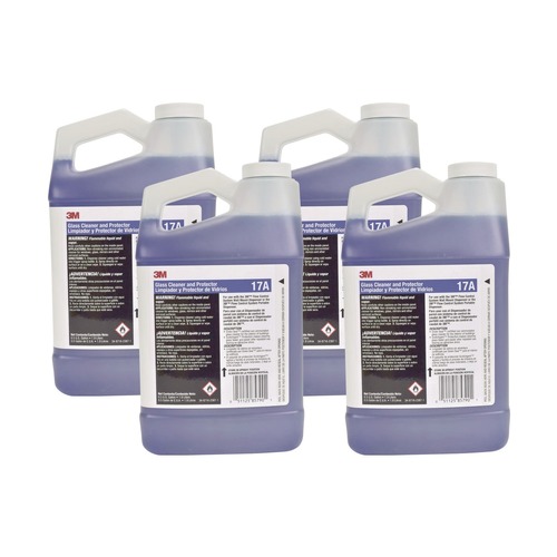 Disinfecting & Cleaning Solutions | 3M 17A 2 L Bottle Glass Cleaner and Protector Concentrate (4/Carton) image number 0
