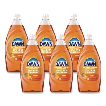 Dawn 80814678 30.8 oz Ultra Antibacterial Dishwashing Liquid - Orange Scent (8/Carton)