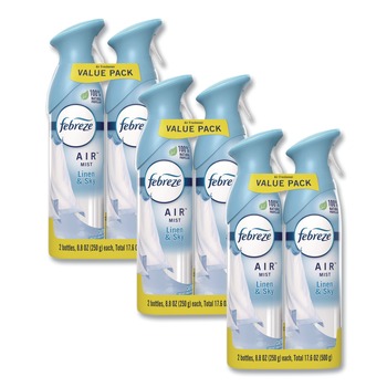 Febreze 80816816 8.8 oz. Aerosol Spray AIR - Linen and Sky (3 Packs/Carton)