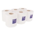 Perforated Roll & Hand Towels | Tork 120932 Centerfeed 7.6 x 11.8 2-Ply Hand Towel - White (6/Carton) image number 1