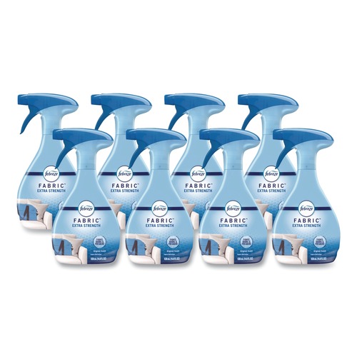 Fabric Refreshers | Febreze 80363274 FABRIC 14.8 oz. Spray Bottle Extra Strength Refresher/Odor Eliminator - Original (8/Carton) image number 0