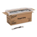 Disposable Spoons | Dixie PTH53C Individually Wrapped Heavyweight Teaspoons - Black (1000/Carton) image number 3