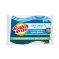 Scouring Pads & Sticks | Scotch-Brite MP-3-8-D 4.4 in. x 2.6 in. x 0.8 in. Non-Scratch Multi-Purpose Scrub Sponge - Blue (3/Pack) image number 0