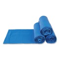 High-Density Trash Bags | Inteplast Group BRS404818BL 60 Gallon 18 mic 40 in. x 48 in. High-Density Commercial Can Liners - Blue (200/Carton) image number 6