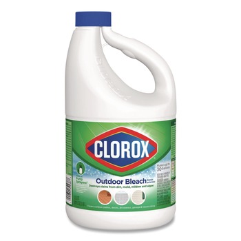 Clorox CLO32438 CloroxPro 81 oz. Bottle Results Concentrated Outdoor Bleach (6/Carton)