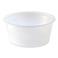 Cups | Fabri-Kal 000000000009500516 3.25 oz Portion Cups - Translucent (125/Sleeve, 20 Sleeve/Carton) image number 0