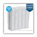 Cup Lids | Dixie DL9540 Sip-Through Dome Hot Drink Lids, Fits 10 oz Cups - White (1000 Carton) image number 2