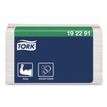 Cleaning Cloths & Wipes | Tork 192291 11.75 in. x 14.75 in. 1-Ply Small Pack Foodservice Cloth - Unscented/White/Red Stripe (4/Carton) image number 1